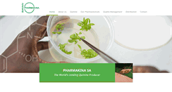 Desktop Screenshot of pharmakina.com