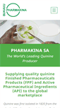 Mobile Screenshot of pharmakina.com